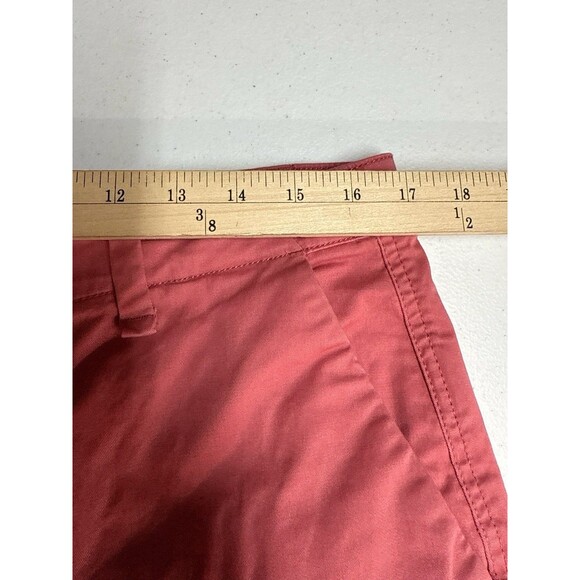 Gap Girlfriend Khaki 12 Pink Red Women's Straight Leg Cotton Stretch Mid-Rise - Picture 5 of 8